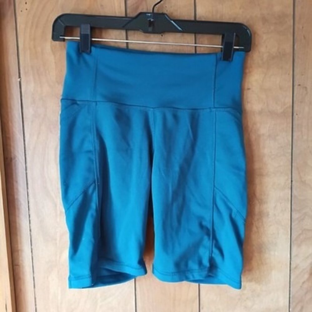 Juicy Couture Sport Teal Biker Shorts Size Small